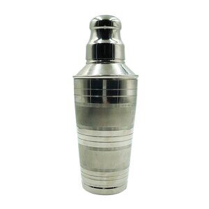 1970s Gorgeous Cocktail Shaker in Stainless Steel. Made in USA